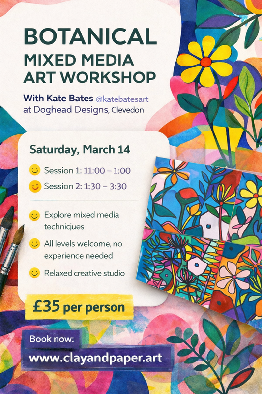 Botanical Workshop - Doghead Designs, Clevedon - Sat 14th March - 11am to 1pm
